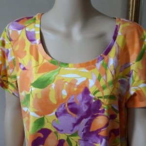Chico's Tops - Chico's, cotton floral top Chico's Tops - Chico's, cotton floral top